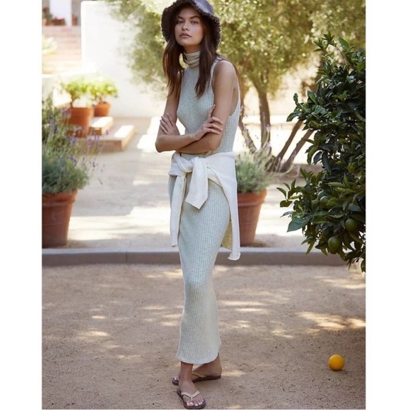 Free People Beach Solari Sweater Dress cotton size S - Picture 2 of 8